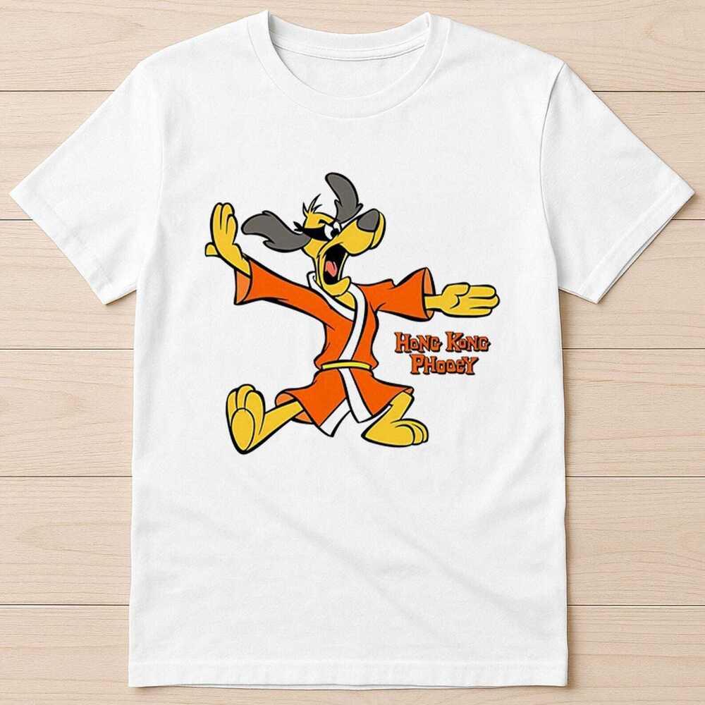 Hong Kong Phooey Funny Animation Cartoon Funny Retro Gift Tee T Shirt